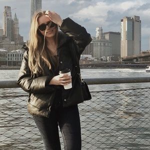 Vegan leather jacket